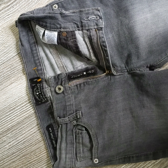 Lucky Brand Brooke Legging Grey Wash Jeans Size 4 / 27 - Picture 3 of 6